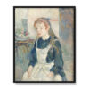 Berthe Morisot Młoda dziewczyna w fartuszku 40×50