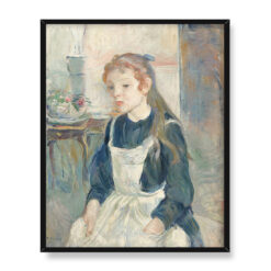 Berthe Morisot Młoda dziewczyna w fartuszku 40×50