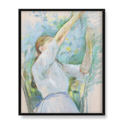 Berthe Morisot Młoda dziewczyna zbierająca wiśnie 40×50