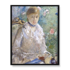 Berthe Morisot Młoda kobieta przy oknie albo Lato 40×50