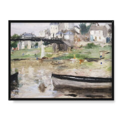 Berthe Morisot Łodzie na Sekwanie 40×30