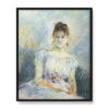 Berthe Morisot Paule Gobillard w sukni balowej 40×50 w RAMIE