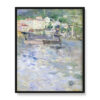 Berthe Morisot Port w Nicei 40×50 w RAMIE