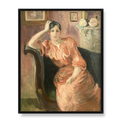 Berthe Morisot Portret Jeanne Pontillon 40×50