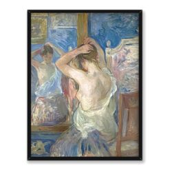 Berthe Morisot Przed lustrem 30×40