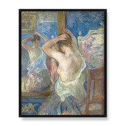Berthe Morisot Przed lustrem 40×50