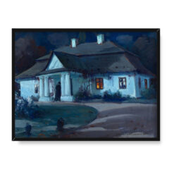 Bronisława Rychter Janowska Dworek jesienią 40×30