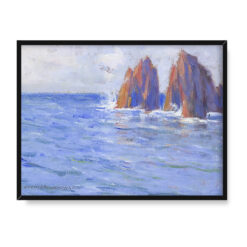 Bronisława Rychter Janowska Pejzaż z Capri 40×30