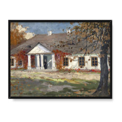 Bronisława Rychter Janowska Przed dworkiem 2 40×30