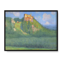 Bronisława Rychter Janowska Ruiny zamku w Czorsztynie 40×30