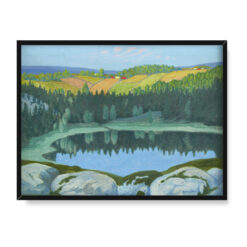 Bror Lindh Odbicia w jeziorze Perserud 40×30