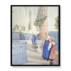 Carl Larsson Kościół Krystyny 40×50