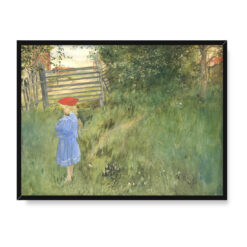 Carl Larsson Lisbeth w kwiatach wiśni 40×30