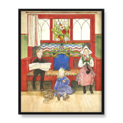 Carl Larsson Tata mama dziecko 40×50