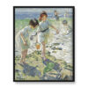 Dorothea Sharp Dzieci bawiące się na plaży 40×50