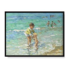 Dorothea Sharp Dzieci brodzące przy linii wody 40×30