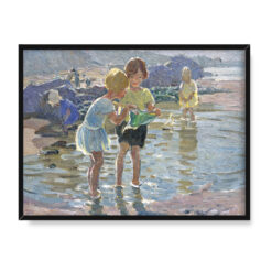 Dorothea Sharp Dzieci brodzące w wodzie 40×30