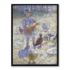 Dorothea Sharp Karmienie kur 30×40