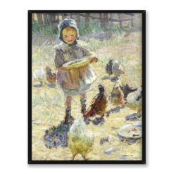 Dorothea Sharp Karmienie kurczaków 30×40