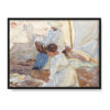 Dorothea Sharp Mała dziewczynka z kozą 40×30 w RAMIE