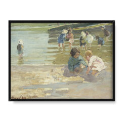 Dorothea Sharp Zabawa na brzegu 40×30