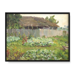 Emil Lindeman W ogrodzie 40×30