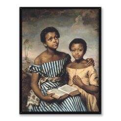 Emma Soyer Dwoje dzieci z ksiażką 30×40