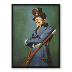 George Luks Otis Skinner jako Pułkownik Philippe Bridau 30×40