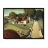 Grant Wood Miejsce urodzenia Herberta Hoovera 40×30 w RAMIE