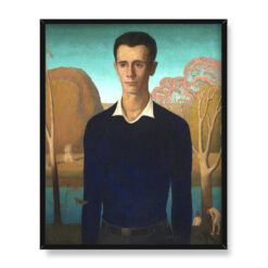 Grant Wood Portret Johna Turnera 40×50