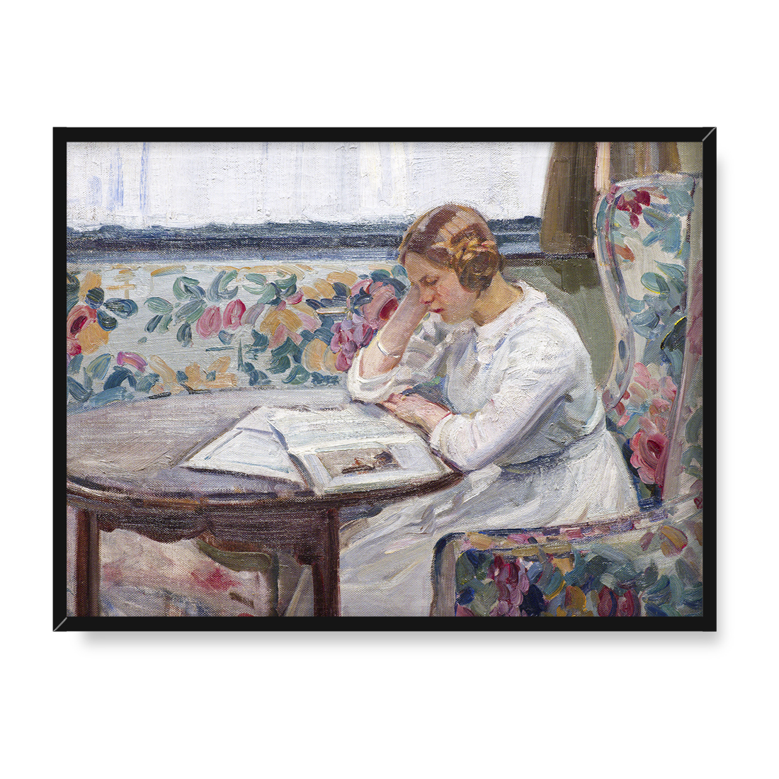 Helen McNicoll Czytelniczka 40x30 w RAMIE