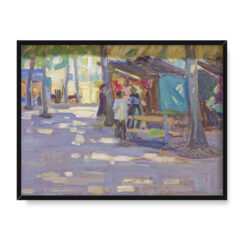 Helen McNicoll Pod drzewami 40×30