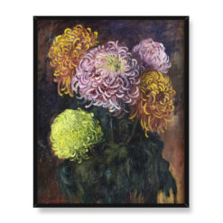 Michalina Janoszanka Chryzantemy 40×50