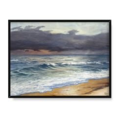 Soter Jaxa Małachowski Burza nad Bałtykiem 40×30