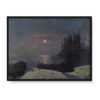 Soter Jaxa Małachowski Jezioro Garda nocą 40×30
