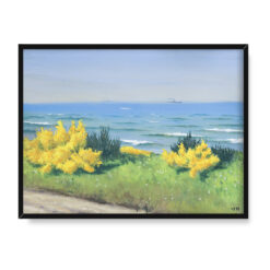 Soter Jaxa Małachowski Krzewy żarnowca nad morzem 40×30