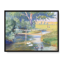 Soter Jaxa Małachowski Nad rzeką 40×30