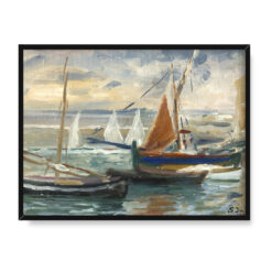 Soter Jaxa Małachowski Łodzie w Abbazzi 40×30