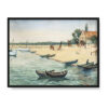 Soter Jaxa Małachowski Pejzaż nadmorski 40×30 w RAMIE
