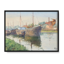 Soter Jaxa Małachowski W porcie 40×30