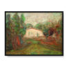 Włodzimierz Terlikowski Pejzaż z domem 40×30 w RAMIE
