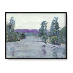 Włodzimierz Terlikowski Pejzaż z rzeką 40×30