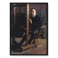 Akseli Gallen-Kallela Autoportret przy sztaludze 50×70