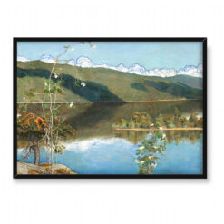 Akseli Gallen Kallela Burzowe chmury na horyzoncie 70×50