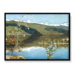 Akseli Gallen-Kallela Burzowe chmury na horyzoncie 70×50