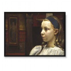 Akseli Gallen Kallela Głowa dziewczynki Mała Anna 70×50