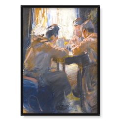 Akseli Gallen Kallela Grający w karty 50×70