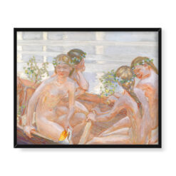 Akseli Gallen Kallela Kalevala Podróż łodzią Vainamoinena 50×40