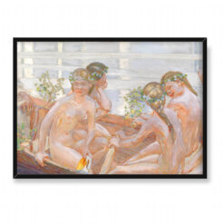 Akseli Gallen Kallela Kalevala Podróż łodzią Vainamoinena 70×50