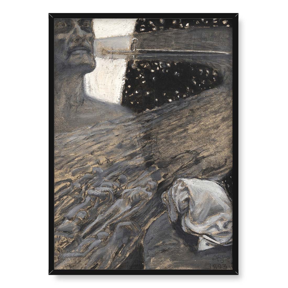 Akseli Gallen Kallela Kalevala Rzeka umarłych 50x70